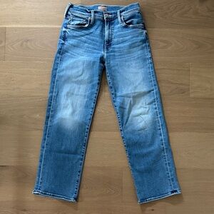 MOTHER Mid-Rise Rambler Zip Ankle (Out of the Blue) - Size 26